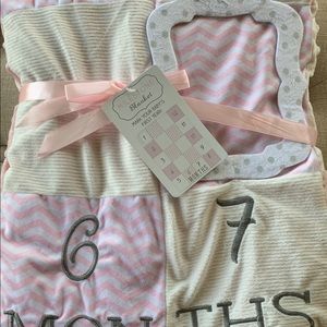 Milestone Baby Girl Blanket